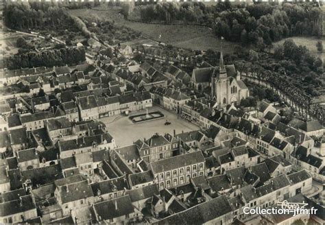 CPSM FRANCE 89 Villeneuve l Achevêque vue aérienne 89 yonne