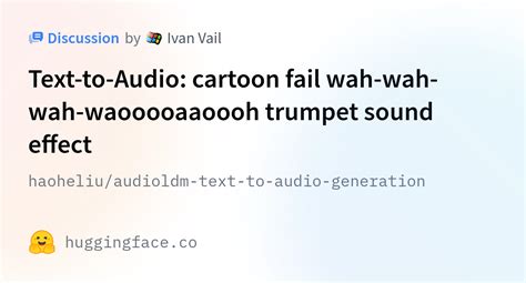 Haoheliu Audioldm Text To Audio Generation Text To Audio Cartoon