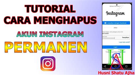 Cara Hapus Akun Instagram Secara Permanen Lewat HP YouTube