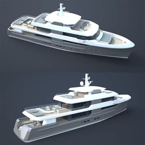 Ocean Nomad 40m Ice Class Yacht Concept By Van Geest Yacht Design Yacht Explorer Yacht