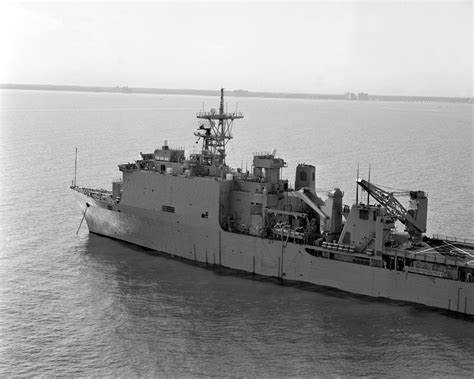 A Port Quarter View Of The Dock Landing Ship USS TORTUGA LSD 46 At