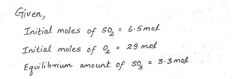 Answered Sulfur Dioxide And Oxygen React To Form Sulfur Trioxide