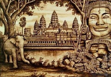 Angkor Wat Drawing At PaintingValley Explore Collection Of Angkor