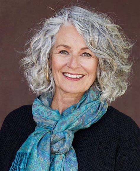 80 Youthful Hairstyles And Haircuts For Women Over 50 Grey Curly Hair