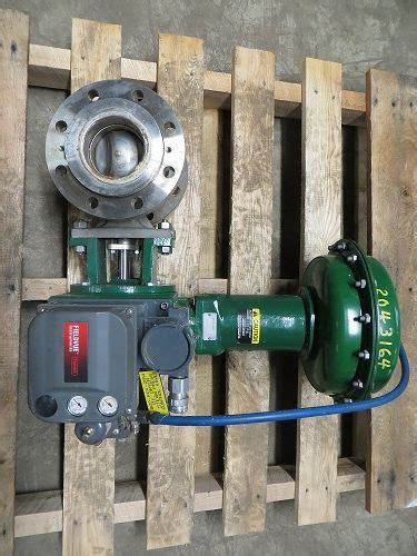 Fisher V Ball Valve 4 V150 With Actuator PT5526 Peak Machinery