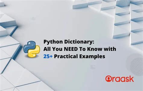 Python Dictionary All You Need To Know With 25 Ex Oraask