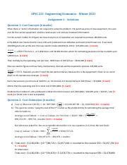 Apsc Assignment Winter Solutions V Pdf Apsc