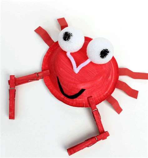 19 Easy Crab Kid Crafts Fun Beach Ocean Theme A Crafty Life