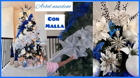 DECORA TÚ ÁRBOL DE NAVIDAD CON MALLA Christmas tree Navidad 2023