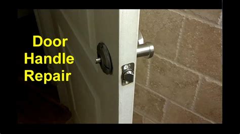 Home Door Handles Loose Or Broken Diy Fixes Home Repair Series Youtube