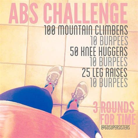 Abs Challenge! | Super Sister Fitness