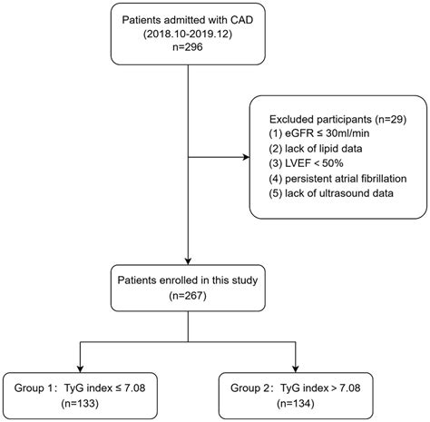 Frontiers Association Between The Triglycerideglucose Index And Left