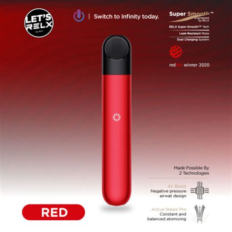 Relx Infinity Device Red Oomlaewdood