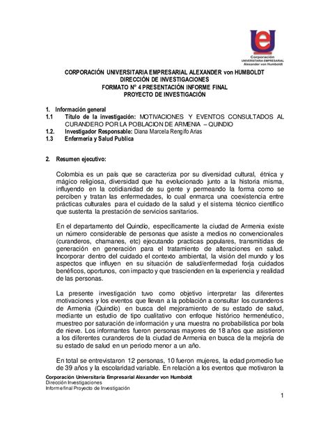 Calaméo Informe Final Sobre Motivaciones Y Eventos Consultados Al