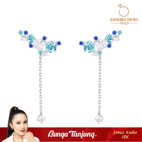 Promo Anting Frozen Series Sandra Dewi Emas K Bunga Tanjung