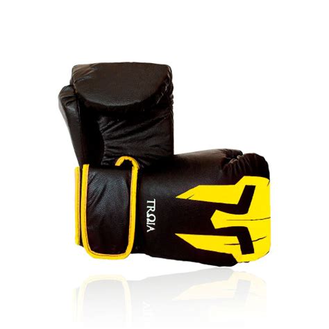 Luva Boxe Muay Thai Troia Light Amarelo No Shoptime