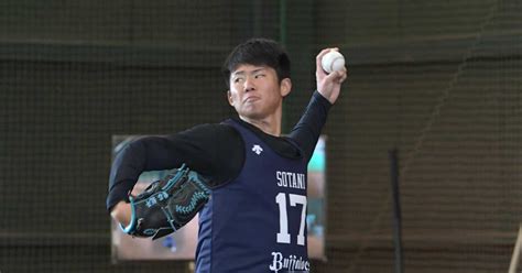 オリックスd1位・曽谷龍平、プロ入り後初のブルペン 25球オール直球！ サンスポ