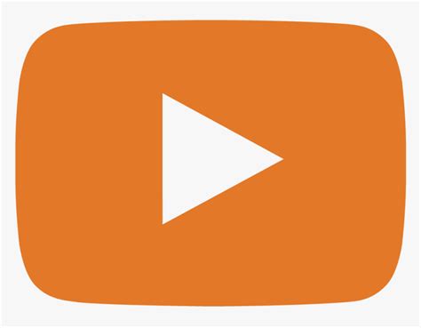 Youtube Orange Logo Png, Transparent Png - kindpng