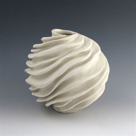 Reseved For Caroline Naked White Ceramic Sculptural Vessel Etsy