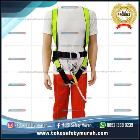 Full Body Harness Eco Single Big Hook Besar Gosave Sabuk Tali Pengaman