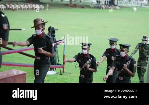 Indian Military Academy Ima Passing Out Parade 2021 Stock Video Footage Alamy