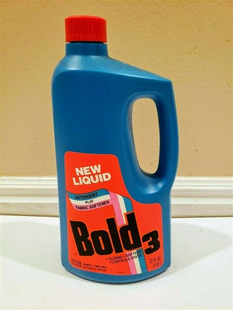 Bold 3 Liquid Laundry Detergent 32oz Bottle