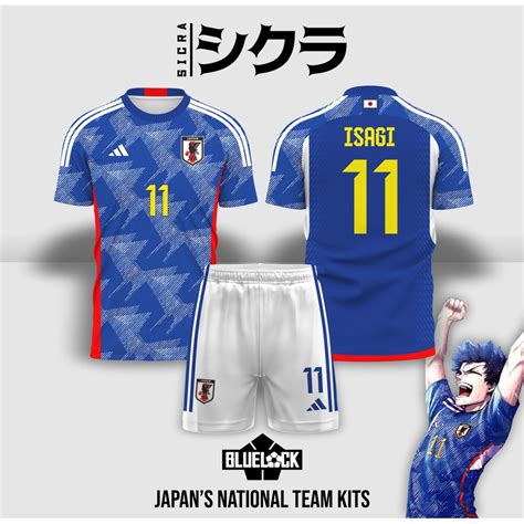 Jual Jersey Anime Timnas Jepang Japan Blue Lock Cosplay Bola Manga