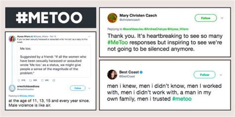 What Is the #MeToo Campaign - Men Respond to Me Too Social Media Campaign