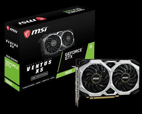 Msi Geforce Gtx 1660 Ventus Xs 6g Oc Graphic Card Memory Size 6gb Gddr5 At Rs 14000 In Ahmedabad