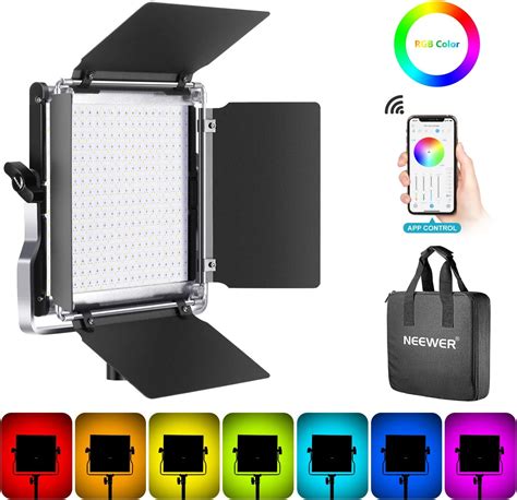 Neewer Rgb Led Light With App Control Smd Leds Amazon Co Uk