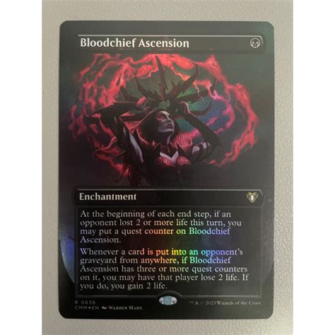 Mtgcommander Master Cmm R0636 Bloodchief Ascension Borderless