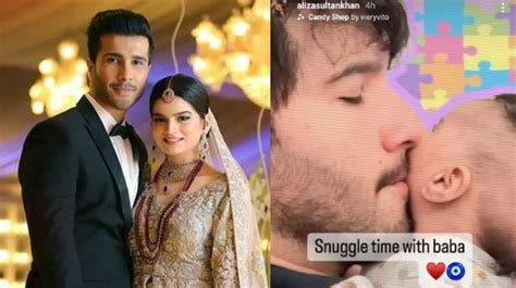 Alizey Sultan Shares Heartwarming Snap Of Feroze Khan With Daughter Lens