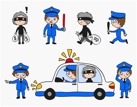 Cartoon Police Car