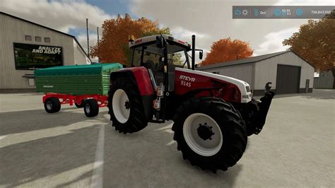 Steyr 9145 V10 Fs22 Mod Farming Simulator 22 Mod