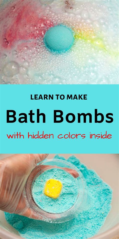 Diy Bath Bomb Recipe With Surprise Colors Inside Diy Beauty Base