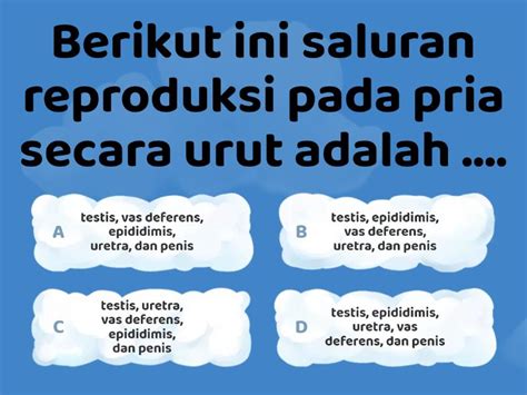 Kuis Sistem Reproduksi Pada Manusia Cuestionario