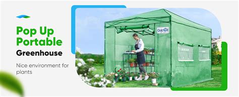 Amazon Quictent X Walk In Pop Up Greenhouse Portable Instant