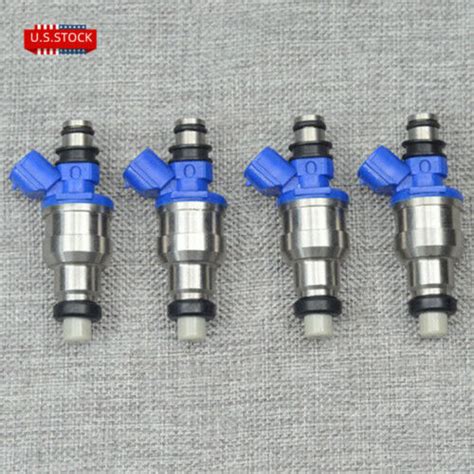 Fuel Injectors 4pcs Fit For DENSO 1990 1993 Mazda Miata 1 6L 195500