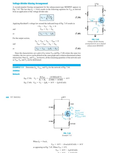 E Mosfet Voltage Divider Bias Pdf