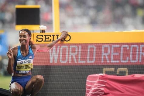 WM in Doha US Läuferin Muhammad mit Weltrekord über 400 Meter Hürden