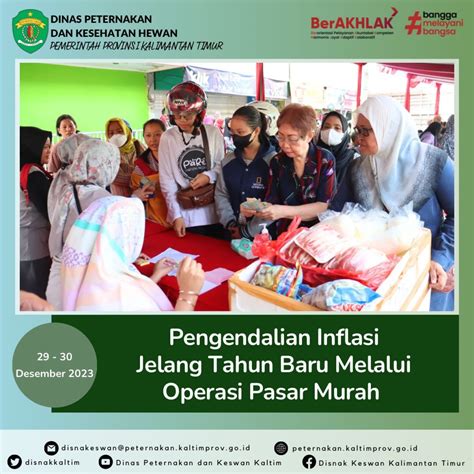 Pengendalian Inflasi Jelang Tahun Baru Melalui Operasi Pasar Murah