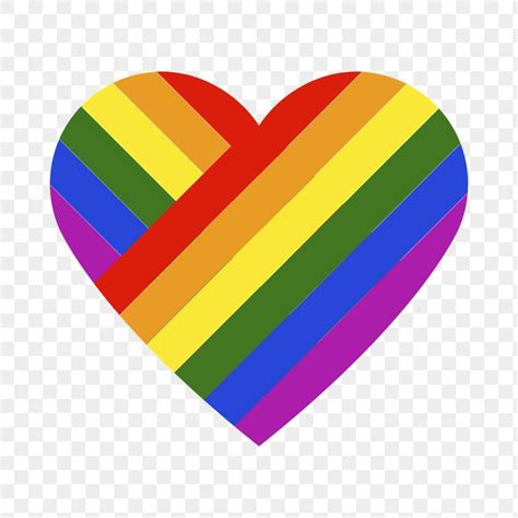 Colorful Heart Png Sticker Lgbt Pride Month Icon Free Image By