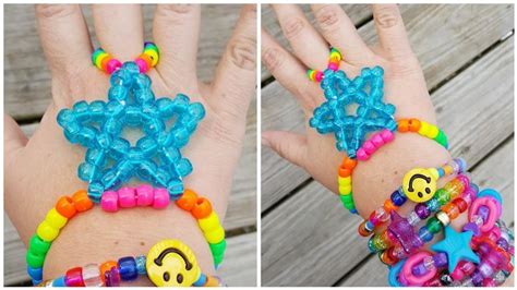 Star Kandi Bracelet Tutorial Kandi Cuff Patterns Diy Kandi Bracelets