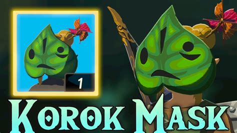 How To Get The Korok Mask Zelda Tears Of The Kingdom Location Youtube