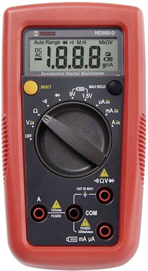 Beha Amprobe 4345574 Iso Hånd Multimeter Kalibreret Iso Digital Cat