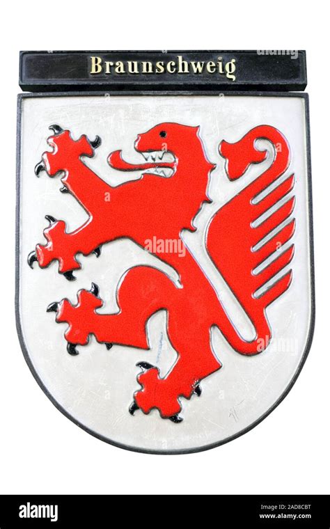 Coat Of Arms Of Braunschweig Stock Photo Alamy