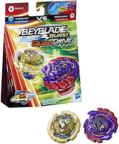 2 Toupies Beyblade Burst Quad Drive Decay Perseus P7 VS Destruction