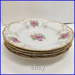 Rare Rosenthal Germany Us Zone Sanssouci Pastas Soup Bowls Gold Trim