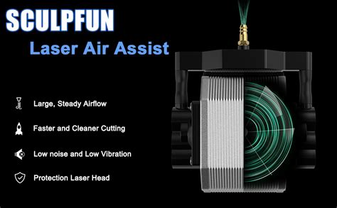 Sculpfun Air Assist Laser Air Assist With Adjustable L Min Air