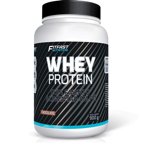 Whey Protein 900g Chocolate Fitfast Nutrition OtimaNutri